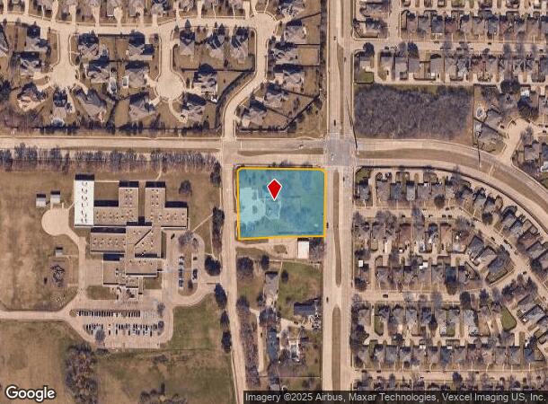  3428 Wager Rd, Flower Mound, TX Parcel Map