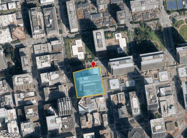 1 Pier Ctr, San Francisco, CA Parcel Map