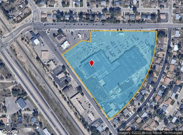 115 Fontaine Blvd, Colorado Springs, CO Parcel Map