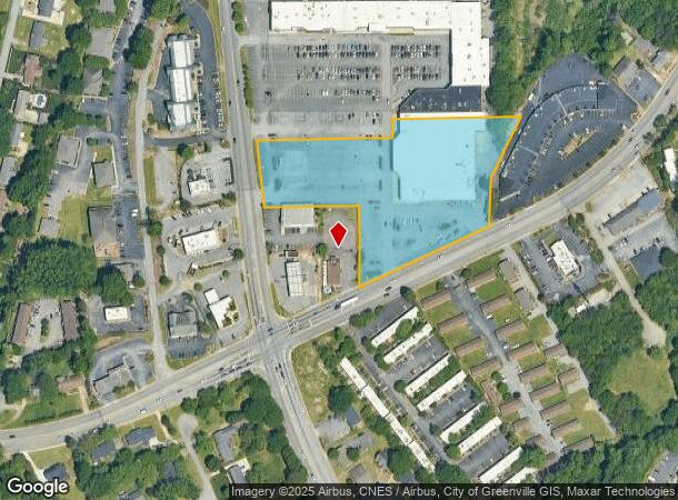  3715 E North St, Greenville, SC Parcel Map