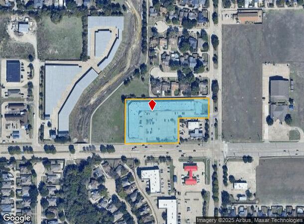 1201 E Main St, Allen, TX Parcel Map