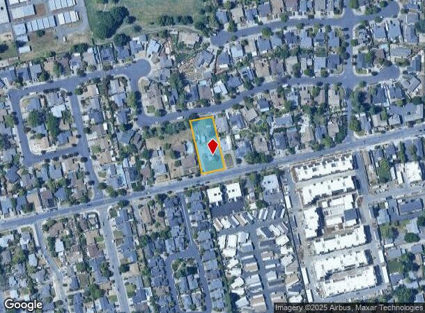 764 Central Ave, Napa, CA Parcel Map