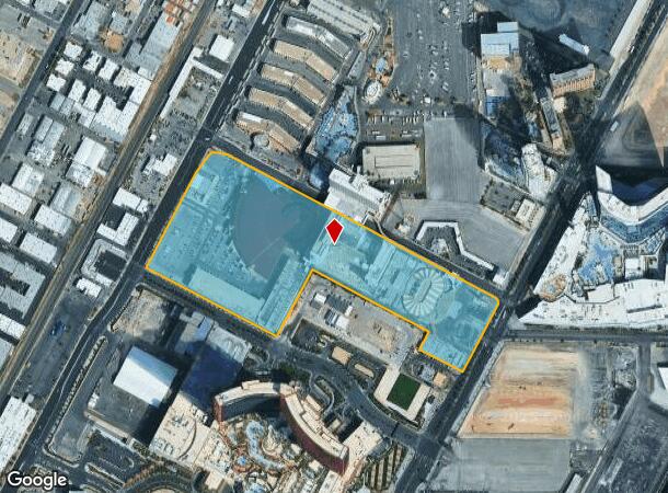 2880 Las Vegas Blvd S, Las Vegas, NV Parcel Map