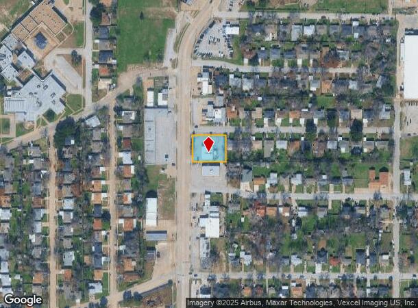  823 S Cherry Ln, Fort Worth, TX Parcel Map