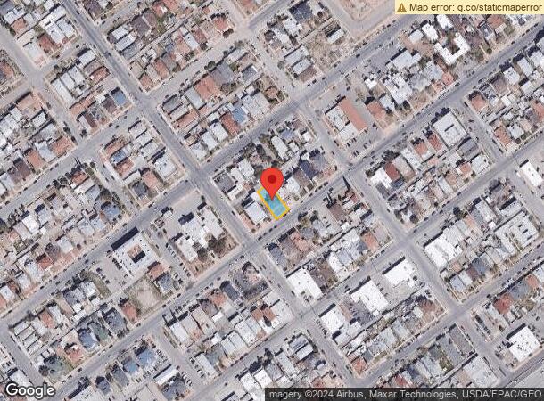  1309 Montana Ave, El Paso, TX Parcel Map