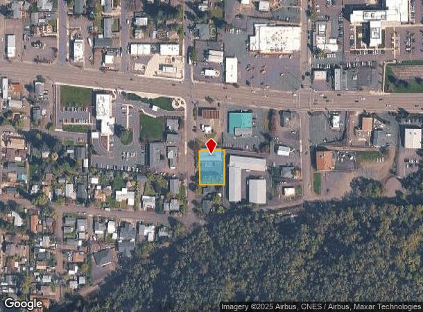  651 W Harrison St, Roseburg, OR Parcel Map