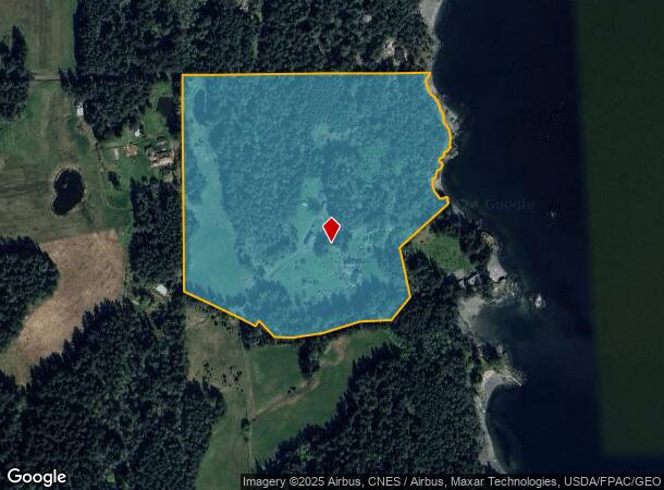  829 Hawkins Rd, Orcas, WA Parcel Map