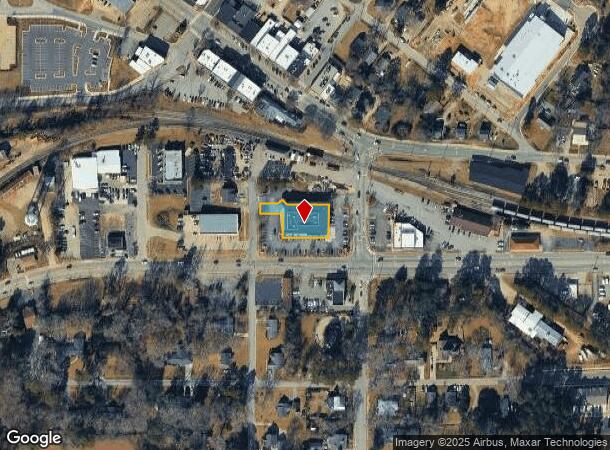 605 N Main St, Fuquay Varina, NC Parcel Map