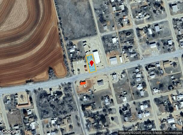  605 W South 1St St, Roby, TX Parcel Map