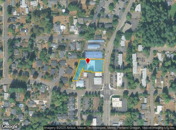 10055 Sw Hall Blvd, Portland, OR Parcel Map