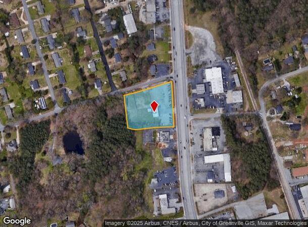  513 N Main St, Mauldin, SC Parcel Map