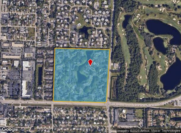  825 Cotton Bay Dr E, West Palm Beach, FL Parcel Map