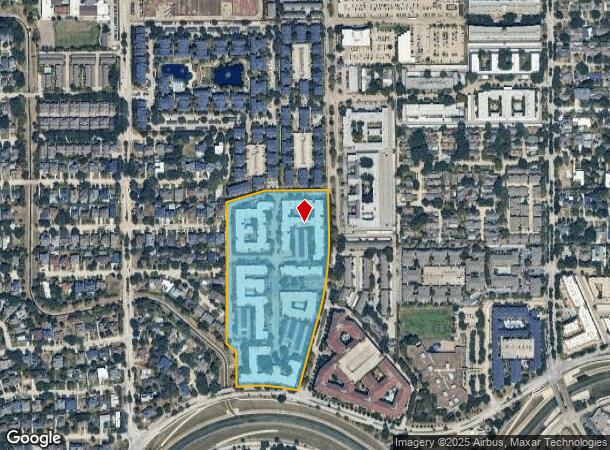  7510 Brompton St, Houston, TX Parcel Map