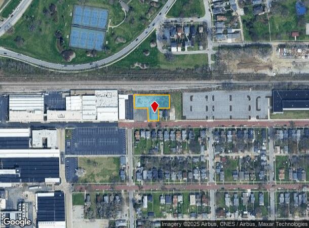  1436 Wall St, Fort Wayne, IN Parcel Map