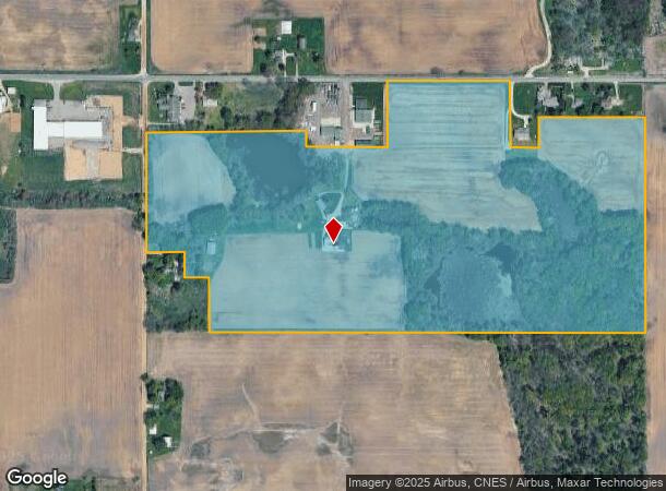 9811 Thompson Rd, Lake Odessa, MI Parcel Map