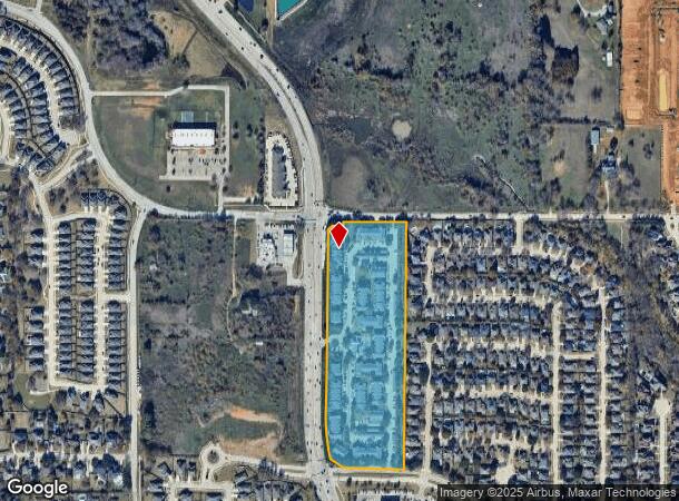  5210 Long Prairie Rd, Flower Mound, TX Parcel Map