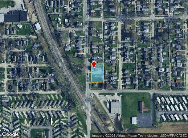  1811 Oak St, Toledo, OH Parcel Map