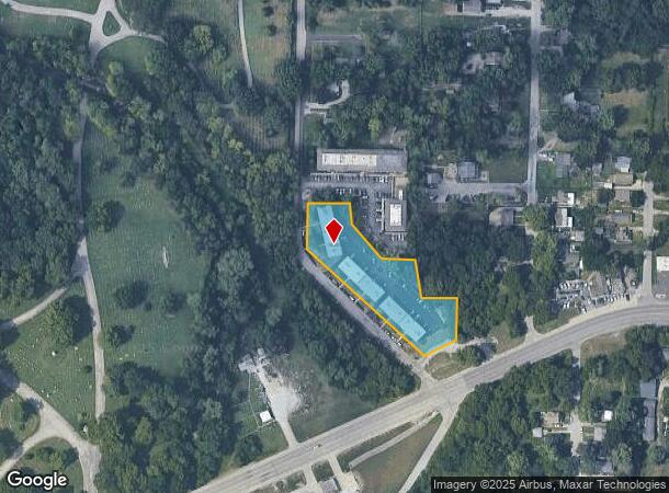  1101 S Brookside Ave, Independence, MO Parcel Map