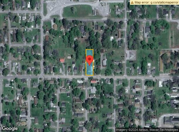  921 W Oak St, Herrin, IL Parcel Map