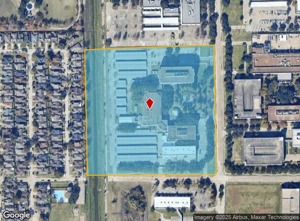  5950 N Course Dr, Houston, TX Parcel Map