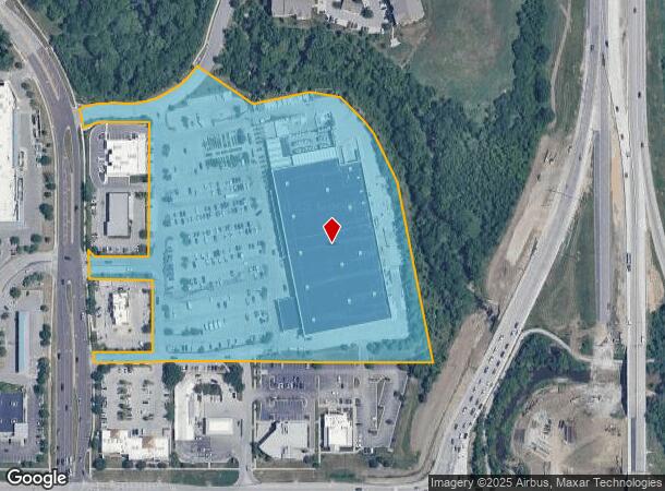  8000 W 135Th St, Overland Park, KS Parcel Map