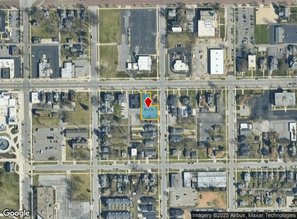  824 E Jefferson Blvd, South Bend, IN Parcel Map