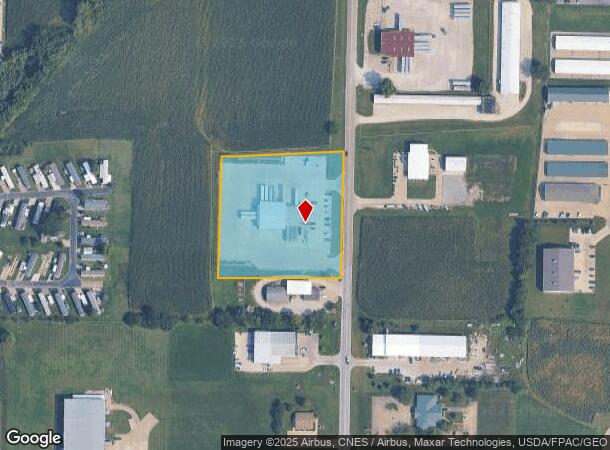  1215 Broadway St, West Burlington, IA Parcel Map