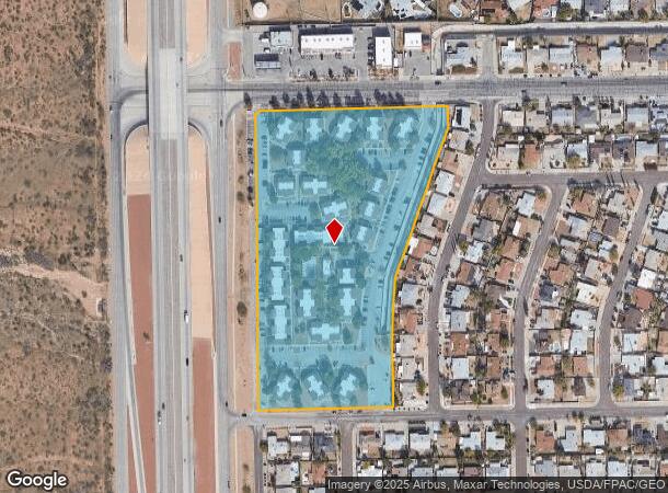  10330 Gateway Blvd N, El Paso, TX Parcel Map