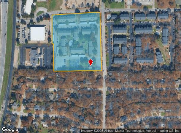 621 Arcadia St, Hurst, TX Parcel Map