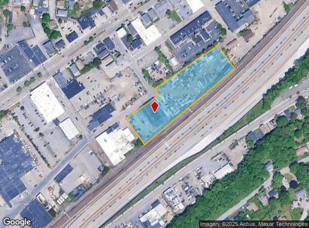  16 Muskeego St, Worcester, MA Parcel Map