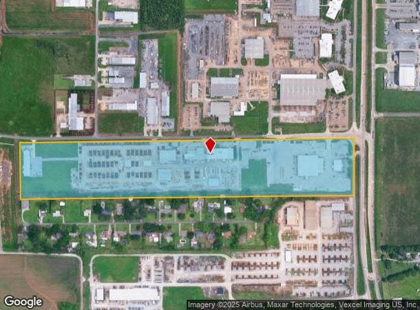 1081 Aillet Rd, Broussard, LA Parcel Map