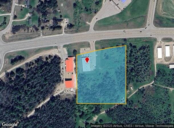 7655 Us Highway 2, Rapid River, MI Parcel Map