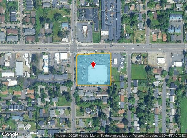  17420 Se Division St, Portland, OR Parcel Map
