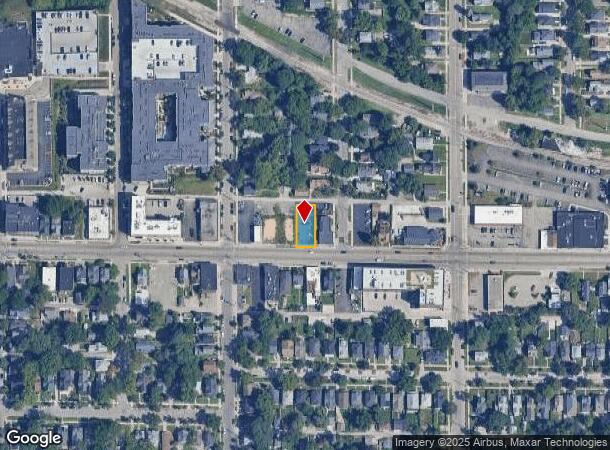 721 Michigan St Ne, Grand Rapids, MI Parcel Map