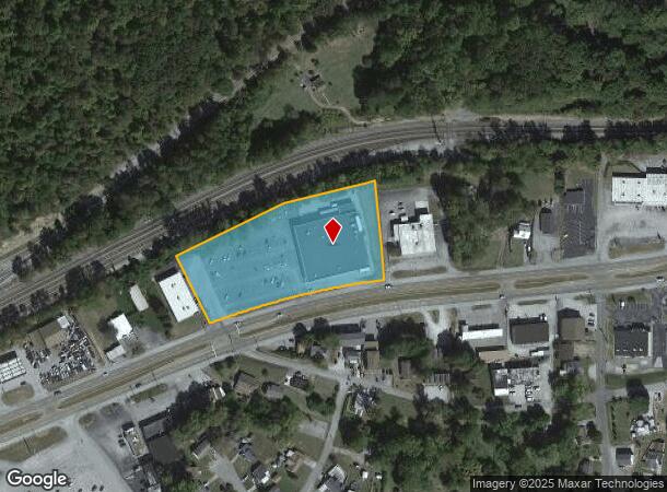  1130 S Roane St, Harriman, TN Parcel Map