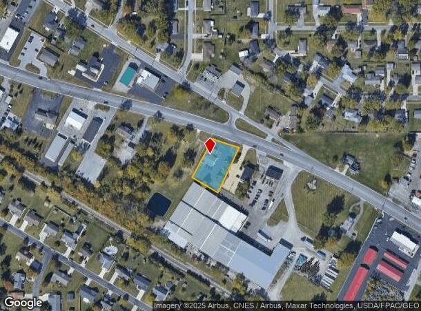 608 E Kiracofe Ave, Lima, OH Parcel Map