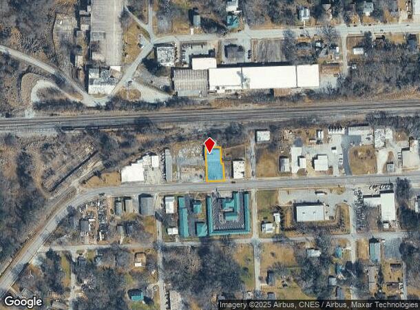  390 W Currahee St, Toccoa, GA Parcel Map