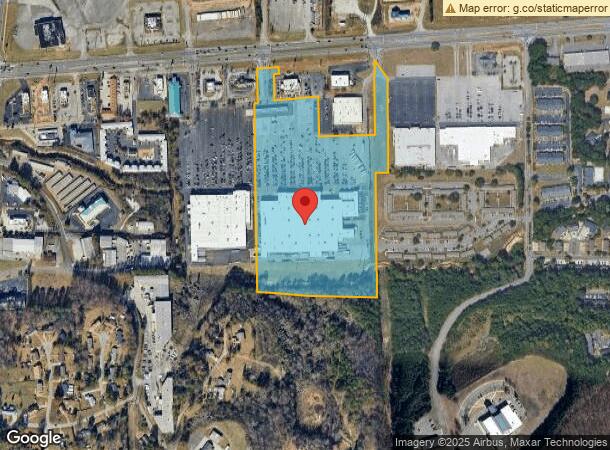  1501 Skyland Blvd E, Tuscaloosa, AL Parcel Map