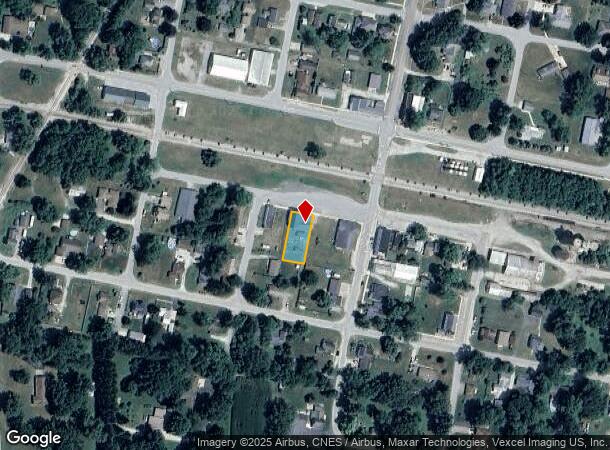 12 W Moore St, Hanna, IN Parcel Map