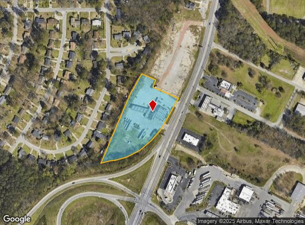  7421 Wilson Blvd, Columbia, SC Parcel Map