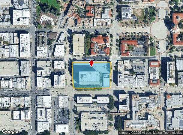  177 E Colorado Blvd, Pasadena, CA Parcel Map