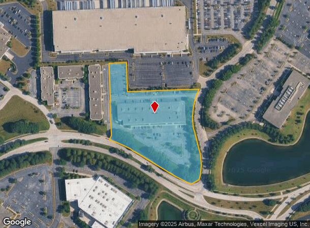 858 Meridian Lake Dr, Aurora, IL Parcel Map