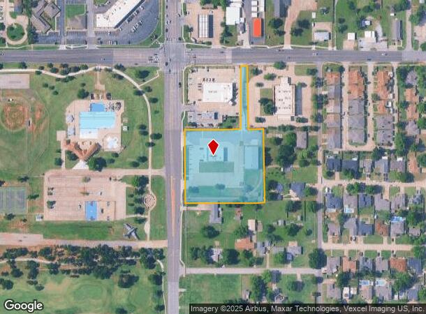  208 S Douglas Blvd, Oklahoma City, OK Parcel Map
