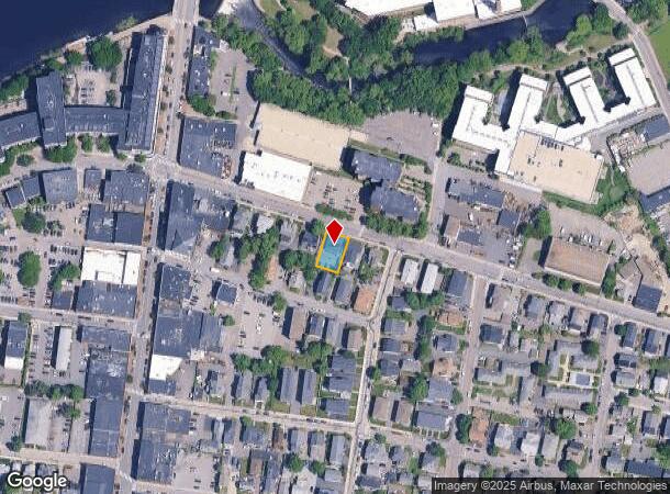  35 Pine St, Waltham, MA Parcel Map