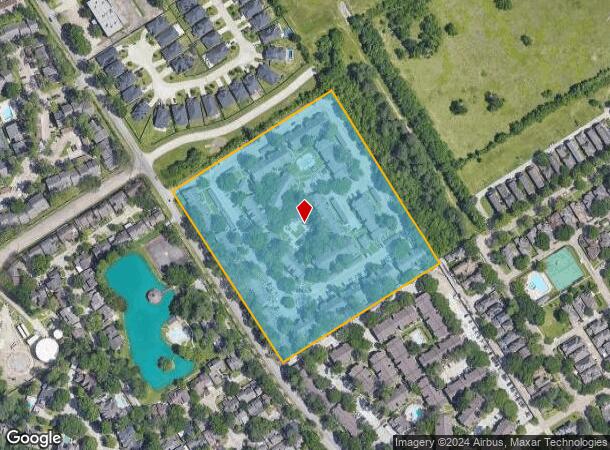  14230 Wunderlich Dr, Houston, TX Parcel Map