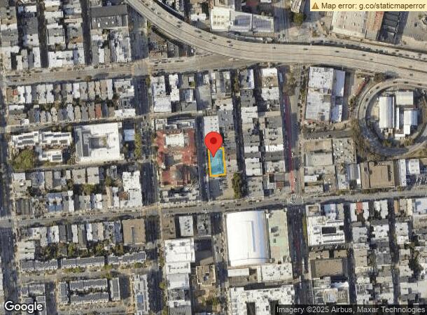  1463 Stevenson St, San Francisco, CA Parcel Map