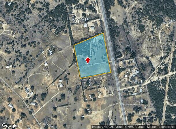 3442 S Water St, Burnet, TX Parcel Map