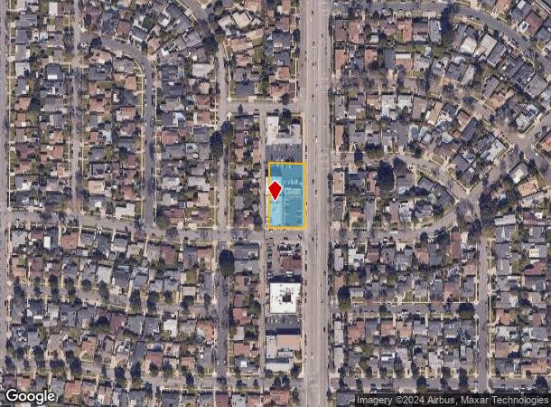  2001 Palo Verde Ave, Long Beach, CA Parcel Map