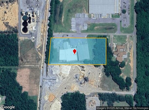  14840 Industrial Dr, Bay Minette, AL Parcel Map