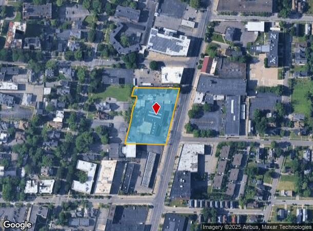  1246 Main St, Buffalo, NY Parcel Map